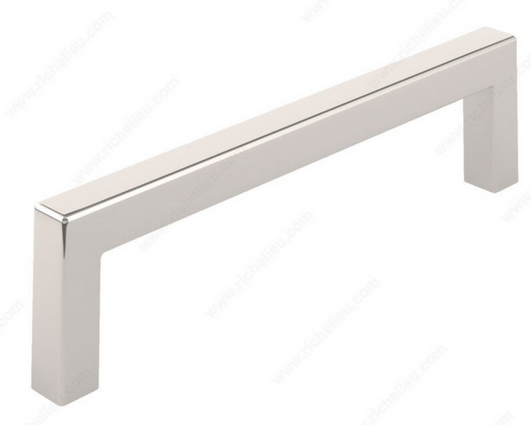 Richelieu Modern Metal Pull - 873 - Polished Nickel - 128 mm