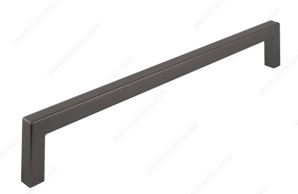 Richelieu Modern Metal Pull - 873 - Antique Nickel - 224 mm