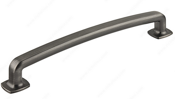 Richelieu Transitional Metal Pull - 863 - Antique Nickel - 160 mm