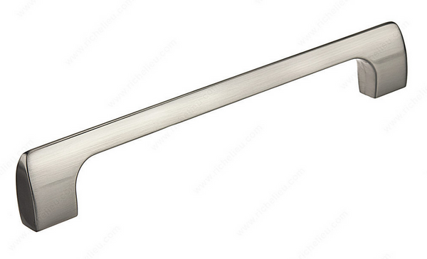 Richelieu Modern Metal Pull - 814 - Brushed Nickel - 160 mm