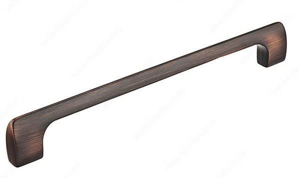 Richelieu Modern Metal Pull - 814 - Brushed Oil-Rubbed Bronze - 192 mm