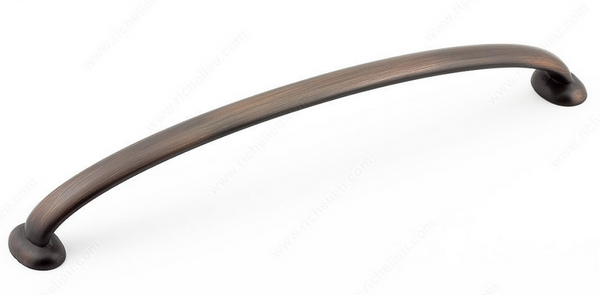 Richelieu Traditional Metal Pull - 5127 - Brushed Oil-Rubbed Bronze - 192 mm