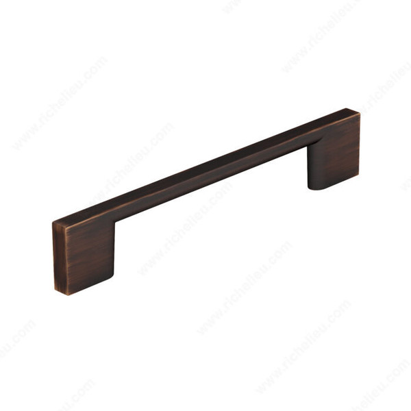 Richelieu Modern Metal Pull - 8160 - Brushed Oil-Rubbed Bronze - 128 mm