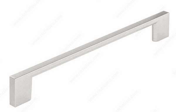 Richelieu Modern Metal Pull - 8160 - Brushed Nickel - 192 mm