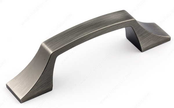 Richelieu Transitional Metal Pull - 765 - Antique Nickel - 96 mm