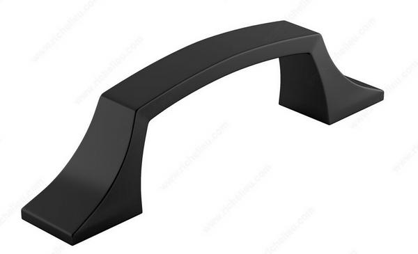 Richelieu Transitional Metal Pull - 765 - Matte Black - 96 mm