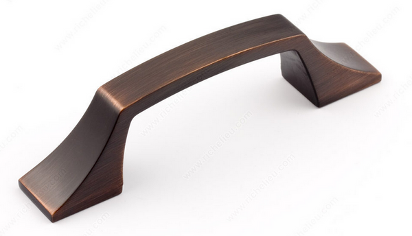 Richelieu Transitional Metal Pull - 765 - Brushed Oil-Rubbed Bronze - 96 mm