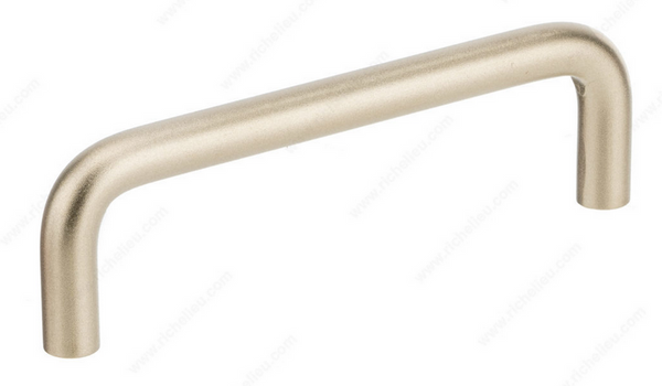 Richelieu Modern Copper Pull - 75 - Antimicrobial, Brushed Nickel - 4 in