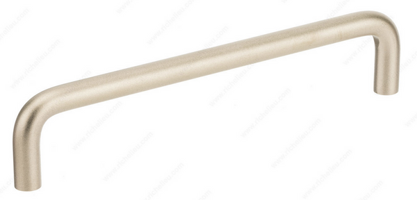 Richelieu Modern Copper Pull - 75 - Antimicrobial, Brushed Nickel - 5 in