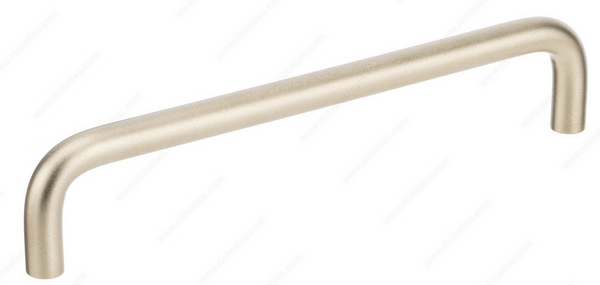 Richelieu Modern Copper Pull - 375 - Antimicrobial, Brushed Nickel - 160 mm