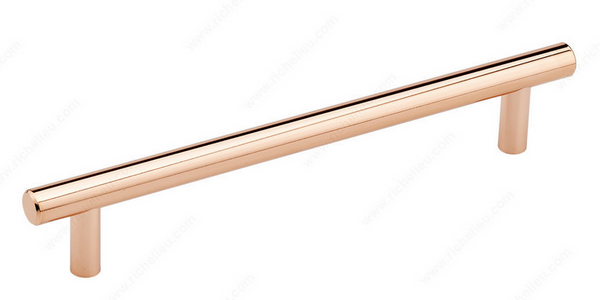Richelieu Modern Steel Pull - 205 - Polished Copper - 160 mm