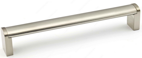 Richelieu Modern Stainless Steel Pull - 525 - Brushed Nickel - 192 mm