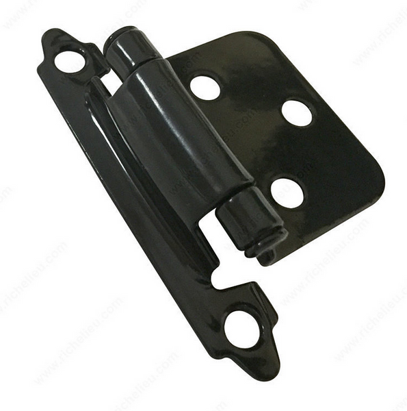Richelieu Semi-Concealed Self-Closing Hinge - 134 - Black