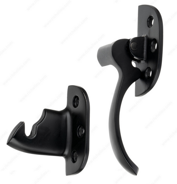 Metal Icebox Latch - Right Opening - 8578 - Matte Black