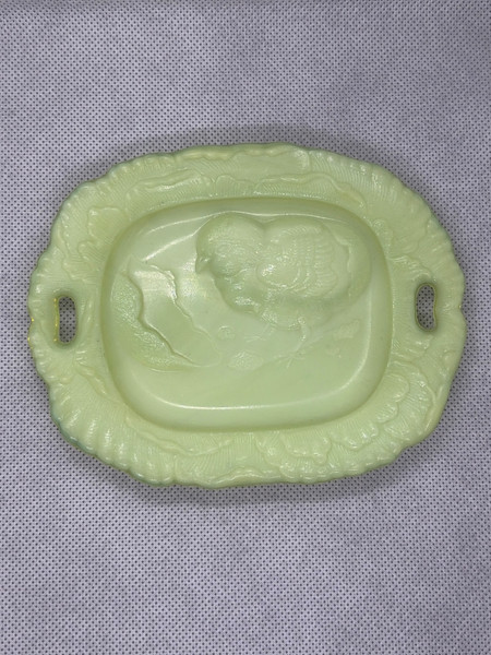 Hatching Chick Mini Tray Seamist Glass