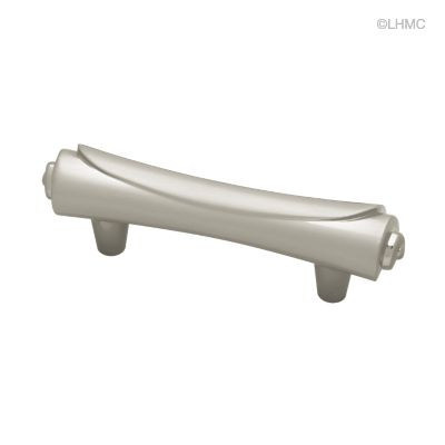 Round Ring Pulls - Cabinet Drawer Handles, Satin Nickel Finish (Pack Of 3)