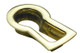 Cabinet Keyhole Insert - Solid Brass