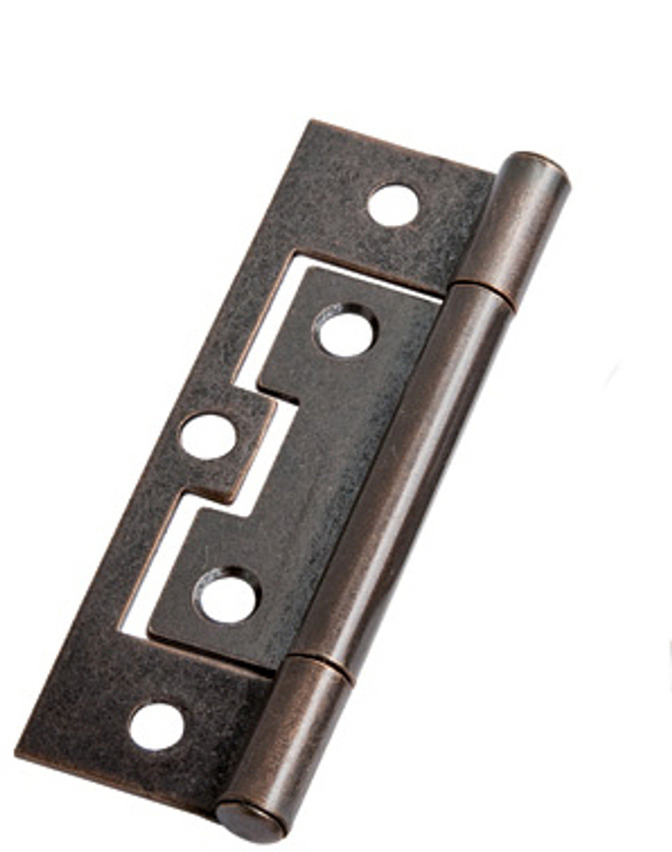 NonMortise Hinge Finial Tips Antique Copper 2" H531AC D