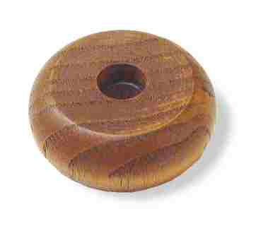Finished Solid Wood Wheel 1-1/4