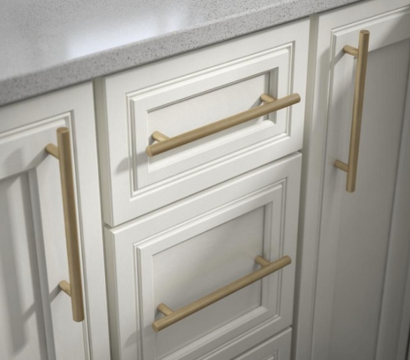 Champagne Bronze Finish - Cabinet Pulls and Knobs