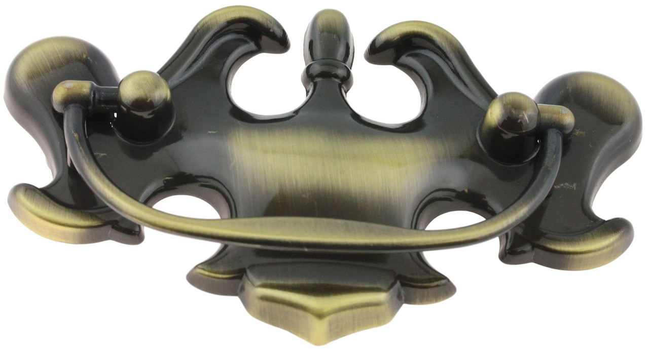 Antiqued Brass Drawer Bail Pull