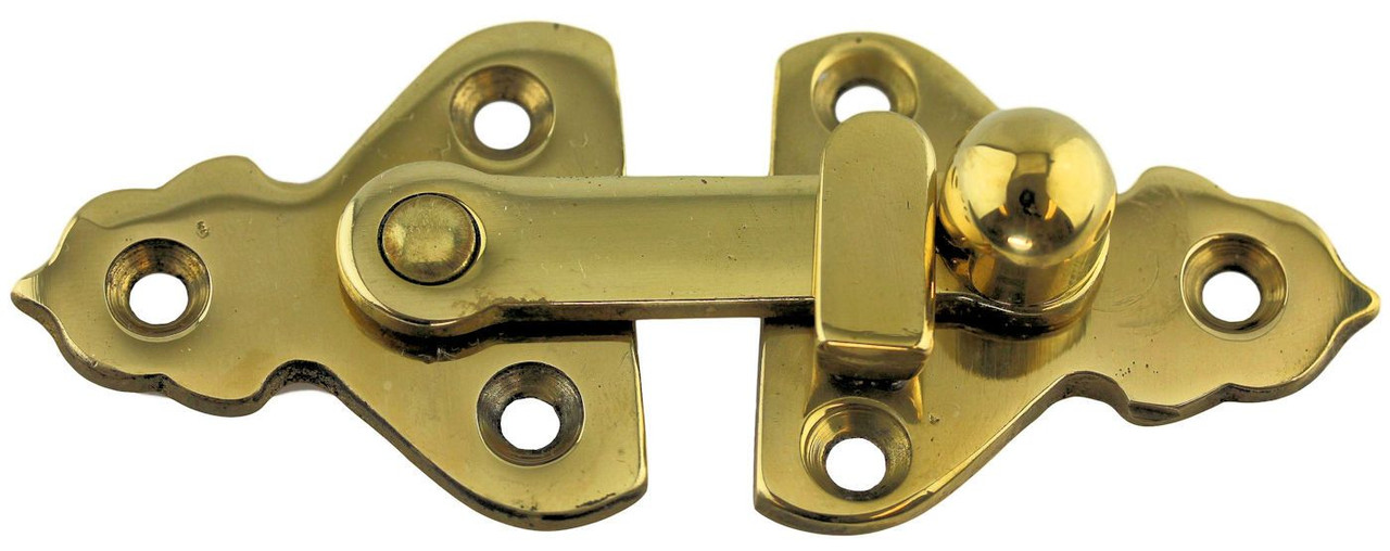 Slide Bolt Door Latch Forged Wrought Iron Cabinet Lock Antique Cabinet  Catch DIY