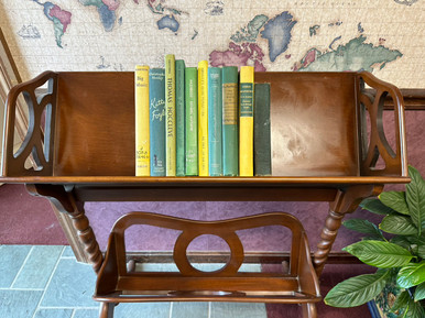Decorative Stack of 10 Books - Green