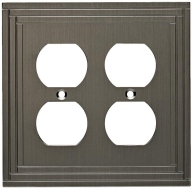 (12 Pack) Allen + Roth - Lexington Double Duplex Wall Plate - Heirloom ...