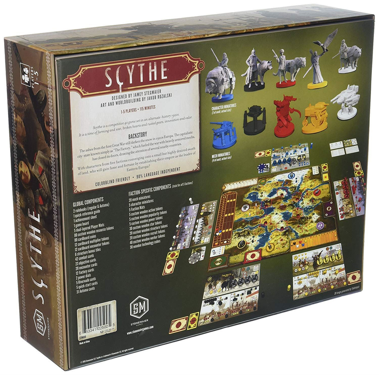 Stonemaier Games Scythe Board Game - by Stonemaier Games - Pegi Rating 14
