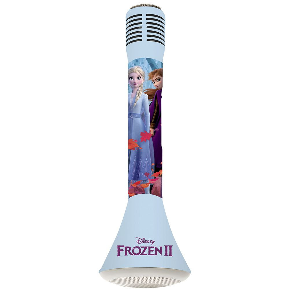 Disney Frozen II Wireless Karaoke Microphone with Bluetooth Blue