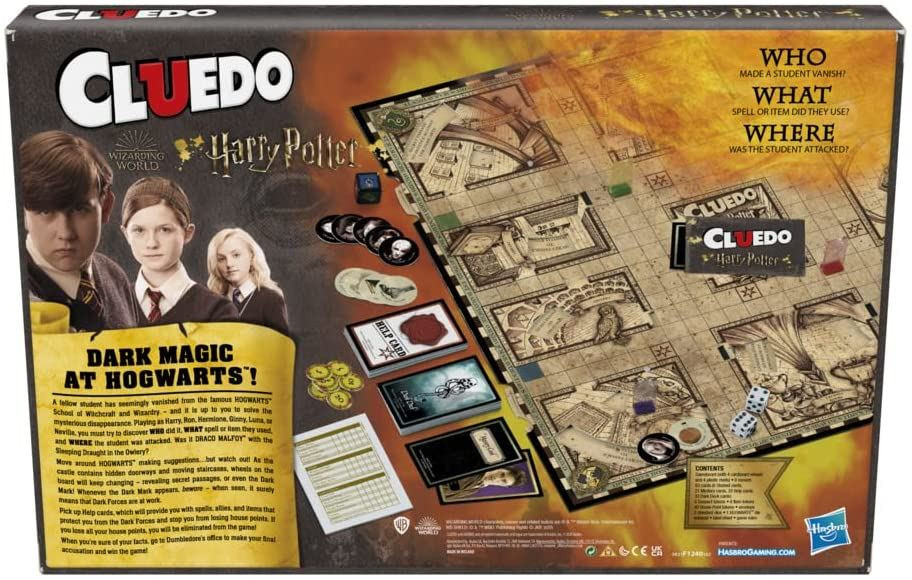 Cluedo Harry Potter Edition Board Game - by Hasbro UK - Pegi Rating 8