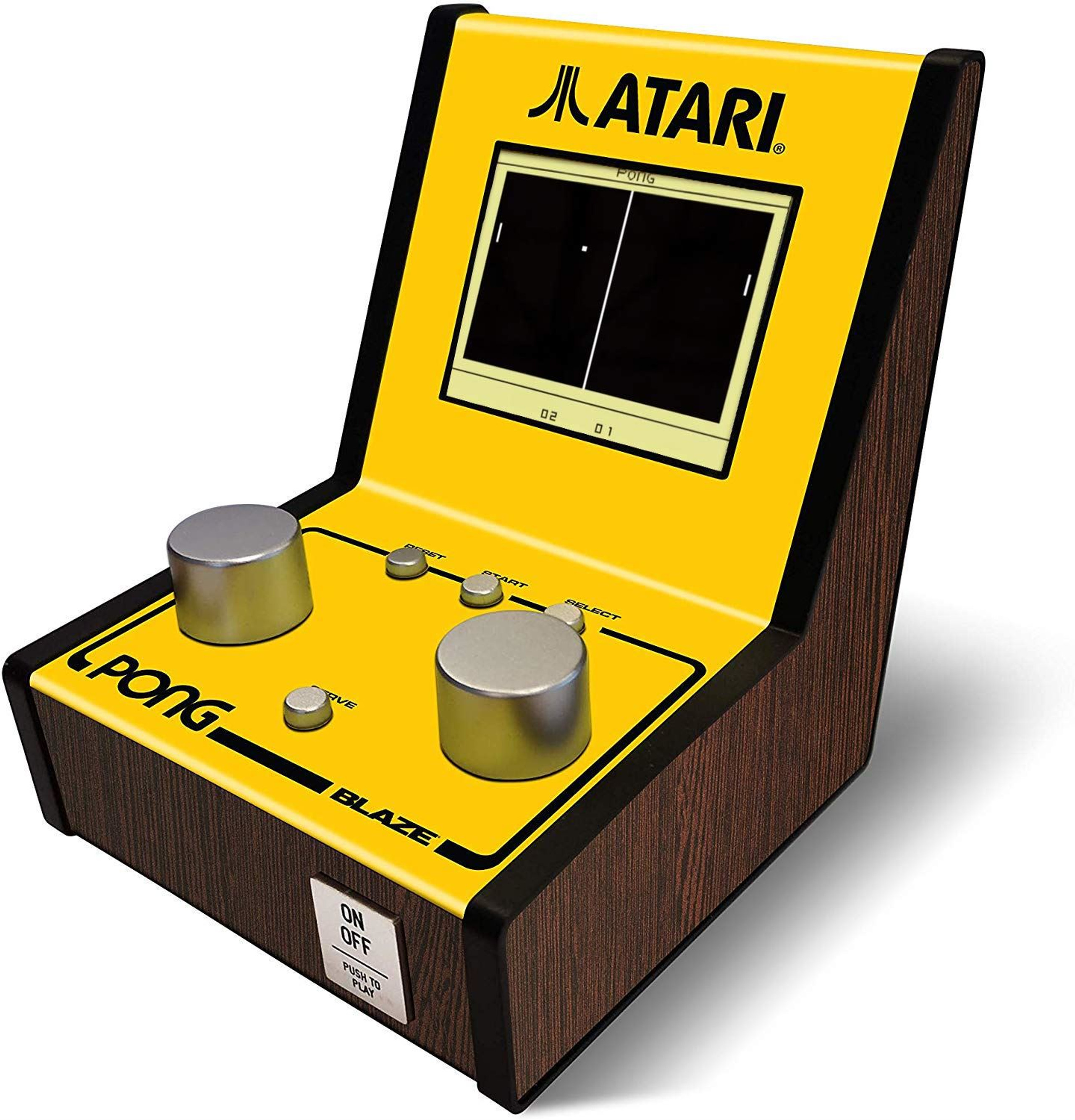 Atari Mini Paddle Arcade with 12 Retro Games PONG by pqube Pegi Rating 3