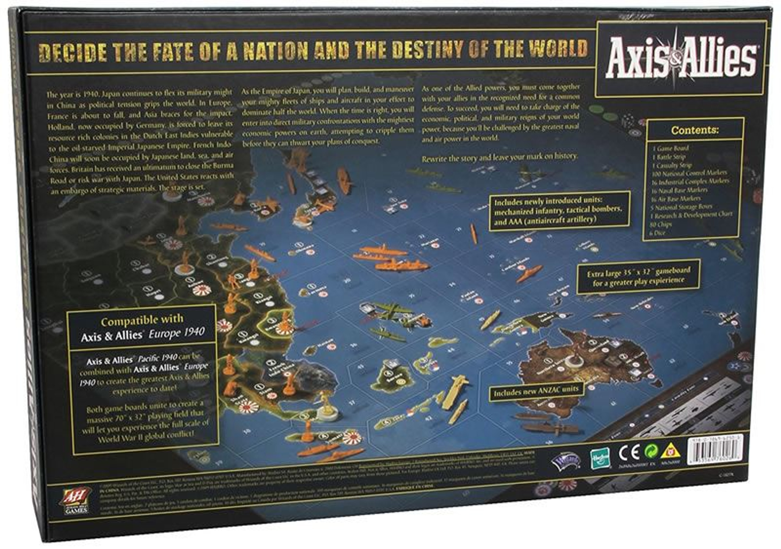 Axis and Allies Pacific 1940 Second Edition Board Game by Avalon Hill