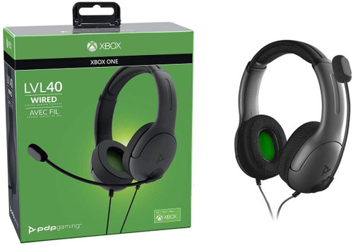 PDP LVL40 Wired Stereo Gaming Headset Xbox One - Black