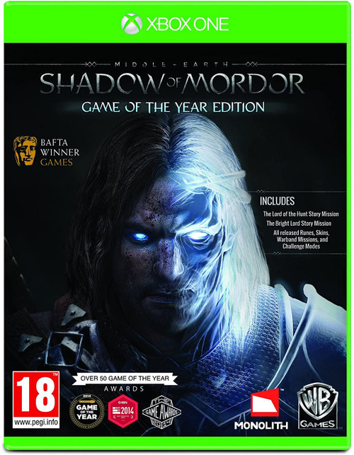 Middle-Earth Shadow of Mordor GOTY Xbox One Game (Game Of The Year Edition)