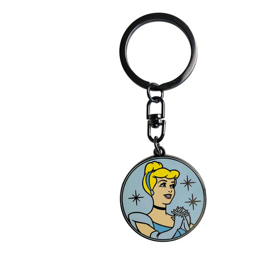 Disney Cinderella Face Keychain Keychain Multi-colour (ABYKEY244)