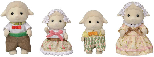 Sylvanian Family Sheep Family Dollhouse Playset Toy