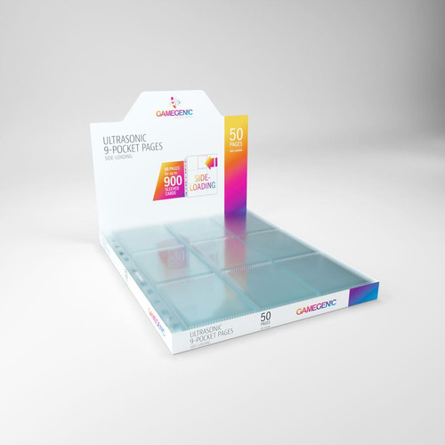 Ultrasonic 9-Pocket Pages Sideloading 50 Pieces DISPLAY