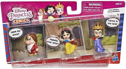 Disney Princess Comics Dolls (3 Figures) Snow White Story Moments