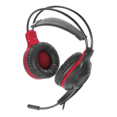 Celsor Gaming Headset for PS4 3.5mm Jack Plug 1.2m Cable Black/Red SL-450311-BK