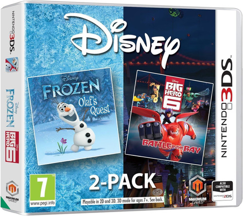 Disney's Frozen Olaf's Quest & Big Hero 6 Battle in the Bay Double Pack (DELETED TITLE) 3DS Game
