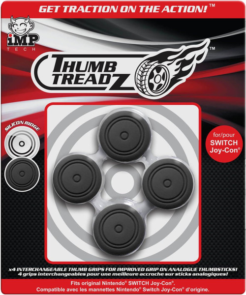 Trigger Treadz: Thumb Treadz (4 Pack) For Switch - Black