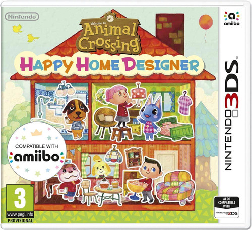 Animal Crossing Happy Home Designer 3DS (German Box - Multi Language In Game)
