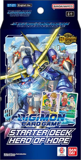 Digimon Card Game Starter Deck - Hero of Hope (ST-21) (Pack of 8)