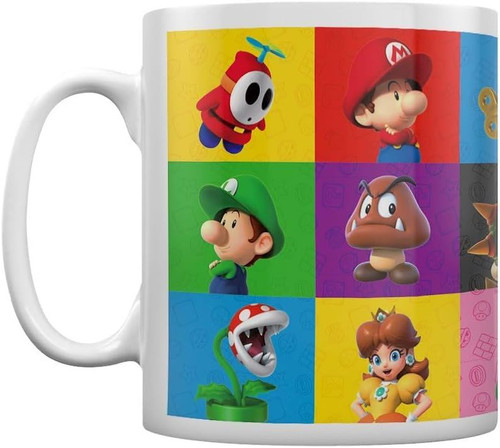 Super Mario 3D Friends and Foes White Coffee Mug
