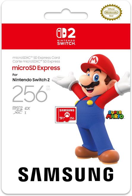 Samsung microSD Express Card for Nintendo Switch 2