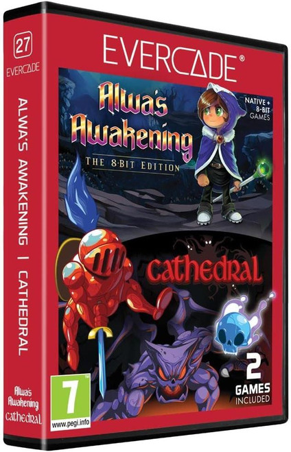 Evercade Alwa Awakening/Cathedral Dual Crt CEA Game Evercade Alwa Awakening/Cathedral Dual Crt CEA Game