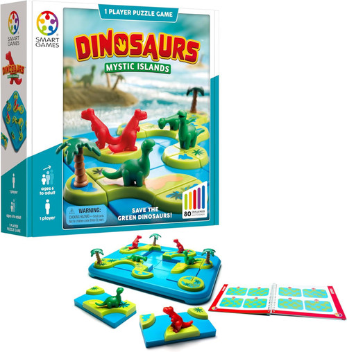 SmartGames - Dinosaurs - Mystic Islands Puzzle Game