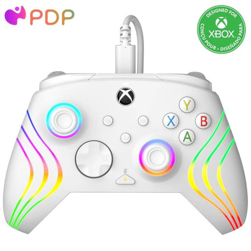 PDP Afterglow Wave Wired Controller Xbox Series X (White)