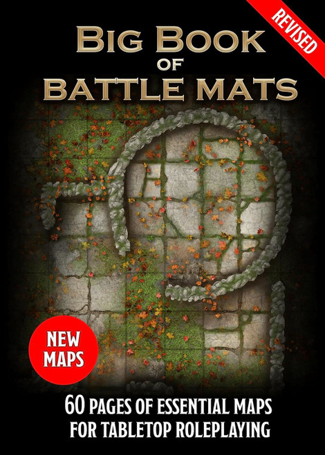 Big Book of Battle Mats - Revised - Case of 5 with Reusable Display (Pack of 5)
